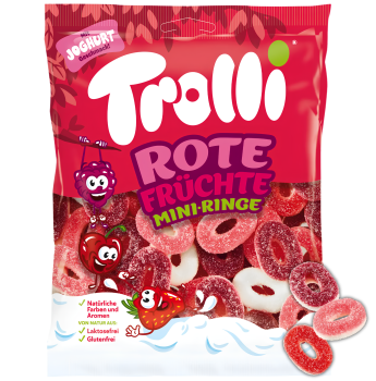 Trolli - Rote Früchte Mini Ringe 150g
